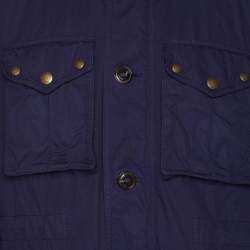 Pre Owned Burberry Brit Navy Blue Jacket L