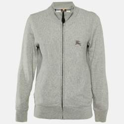Burberry Brit Grey Cotton Zip-Up Jacket XS