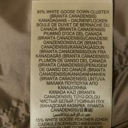 Pre Owned Burberry Brit Beige Nylon Hooded Down Vest L