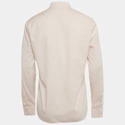 Pre Owned Burberry Brit Pink Cotton Long Sleeve Shirt M