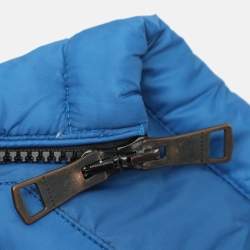 Pre Owned Burberry Brit Blue Nylon Padded Down Jacket L