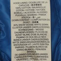 Pre Owned Burberry Brit Blue Nylon Padded Down Jacket L