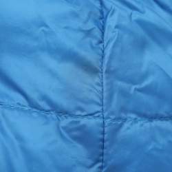 Pre Owned Burberry Brit Blue Nylon Padded Down Jacket L