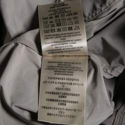 Pre Owned Burberry Brit Beige Synthetic Double Breasted Belted Trench Coat L