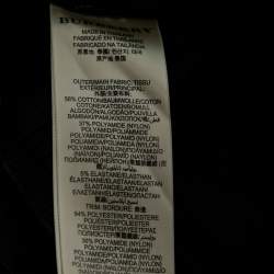 Pre Owned Burberry Brit Black Stretch Cotton Drawstring Shorts S