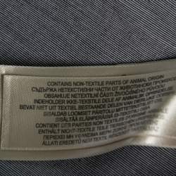 Pre Owned Burberry Brit Grey Cotton Button-Front Shirt L