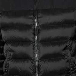 Pre Owned Burberry Brit Black Quilted Hooded Puffer Jacket L