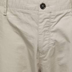 Burberry Brit Beige Cotton Albany Regular Fit Trousers 4XL