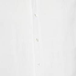 Burberry Brit White Patterned Cotton Button Front Shirt M