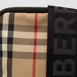 Pre Owned Burberry Beige Vintage Check Canvas Phone Case