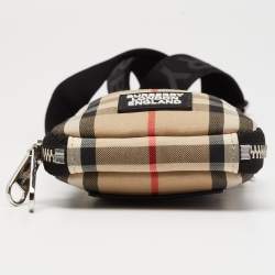 Pre Owned Burberry Beige Vintage Check Canvas Phone Case