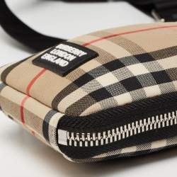Pre Owned Burberry Beige Vintage Check Canvas Phone Case