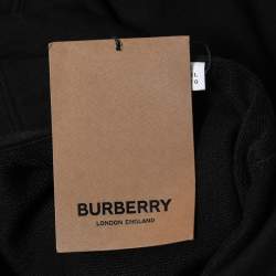 Burberry London Black Bambi Print Cotton Hooded Sweatshirt XXL