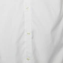 Burberry White Cotton Button Front Treyforth Shirt M