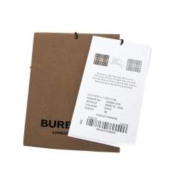 Pre Owned Burberry Black Rubber Furly Slide Flat Sandals Size 38