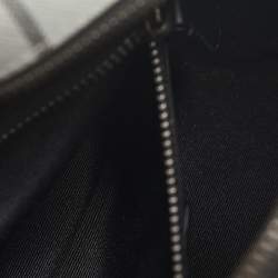 Pre Owned Burberry Grey Check PVC Travel Pouch