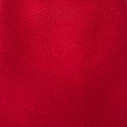 Pre Owned Burberry Vintage Red Satin Silk Tie