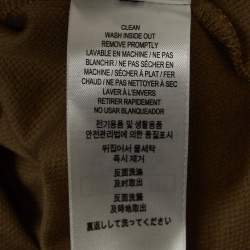 Burberry Olive Green Cotton Pique Short Sleeve Polo T-shirt S