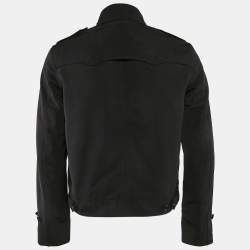 Burberry London Black Synthetic Zip-Up Jacket S