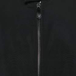 Burberry London Black Synthetic Zip-Up Jacket S