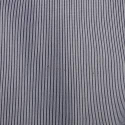 Burberry London Blue Stripe Cotton Button Front Full Sleeve Shirt M
