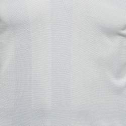 Burberry London Blue Silk Jacquard Knit Jumper S