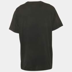 Pre Owned Burberry London Black Abel Coordinates Logo Printed Cotton T-Shirt L 