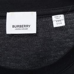 Burberry London Black Bambi Print Cotton Crew Neck T-Shirt XXL