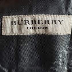 Burberry Grey Textured Wool Mansford Blazer L