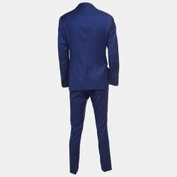 Burberry London Navy Blue Wool Suit M