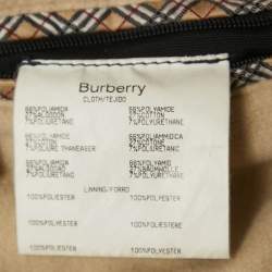 Burberry London Navy Blue Nylon Zip-Up Jacket XL