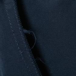 Burberry London Navy Blue Nylon Zip-Up Jacket XL