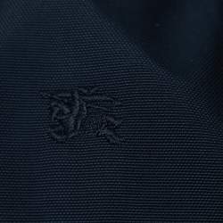 Burberry London Navy Blue Nylon Zip-Up Jacket XL