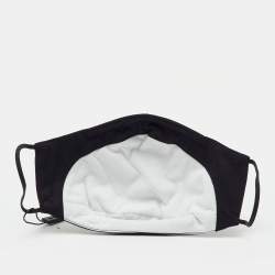Pre Owned Burberry Black Cotton Face Mask M/L