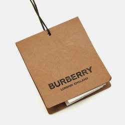 Pre Owned Burberry Black Logo Intarsia Cashmere Beanie