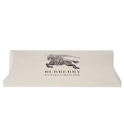 Pre Owned Burberry Multicolor Horsebit Print Silk Slim Cut Stanfield Tie