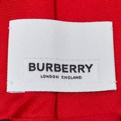 مملوكة مسبقًا ربطة عنق بربري بريت قصه كلاسيك أحمر 