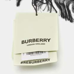 Burberry Archive Beige See the Future Wool Football Scarf