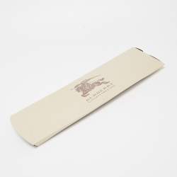 Burberry Beige Giant Check Rohan Silk Tie