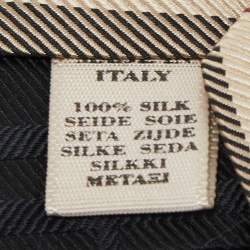 Burberry Beige Giant Check Rohan Silk Tie