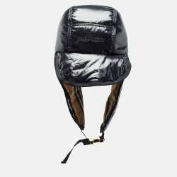 Burberry Black Nylon Buckled Puffy Hood M