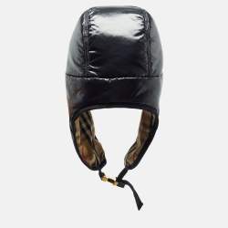 Burberry Black Nylon Buckled Puffy Hood M
