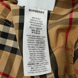 Burberry Black Nylon Buckled Puffy Hood M