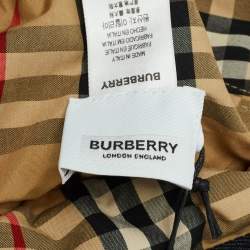 Burberry Black Nylon Buckled Puffy Hood M