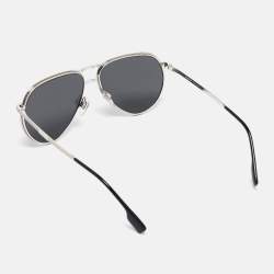 Burberry Black/Silver B 3135 Scott Aviator Sunglasses