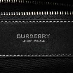 Burberry Dark Birch Brown Check Coated Canvas and Leather Backpack