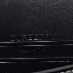 Pre Owned Burberry Black Leather Small Olympia Belt Bag