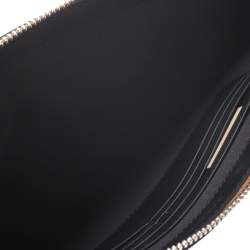 Pre Owned Burberry Black Leather Edin Zip Pouch