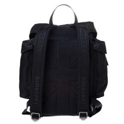 Pre Owned Burberry Black Nylon Ranger Backpack