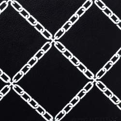 Burberry Black/White Leather Bifold Wallet